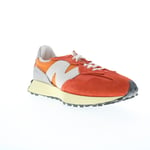 New Balance 327 U327WRC Mens Orange Suede Lace Up Lifestyle Trainers Shoes