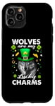 iPhone 11 Pro Wolves Are My Lucky Charms St Patricks Day Irish Wolf Case