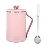 Pink US Plug 110V)Electric Kettle Stew Cup Multifunctional Fast Heating