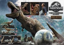 Jurassique World Fallen Kingdom statue 1/15 T-Rex & Carnotaurus Deluxe prime 1