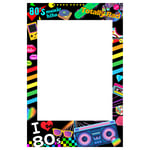 I love 80s Picture Frame Photo Booth Prop Photobooth Selfie Pre-cut 36x24"