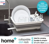 Collapsible Dish Rack Dish Drainer Washing Up Board Cutlery Plates Foldable Home