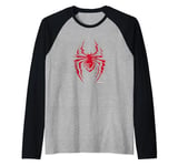 Marvel Spider-Man: Miles Morales Glitch Spider Logo Raglan Baseball Tee