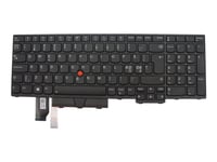 Chicony - Ersättningstangentbord För Bärbar Dator - Med Trackpoint, Ultranav - Bakgrundsbelyst - Qwerty - Nordisk - Svart - För Thinkpad L15 Gen 1 20U7, 20U8