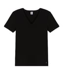 Petit Bateau Tee-Shirt Manches Courtes Femme, Noir Black, XXS