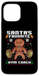 iPhone 13 Pro Max Santas Favorite Gym Coach Gingerbread Man Workout Christmas Case