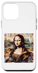 Coque pour iPhone 12 mini Graffiti abstrait art Leonardo Da Vinci Art Mona Lisa