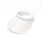 Dam Sommar Solhattar med bred brätte Visir Hattar Sol UV-skydd White