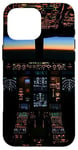 Coque pour iPhone 16 Pro Max Avion Cockpit Vol Esthétique Night Instruments Pilote