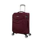 it luggage Intrepid 22" Softside Carry-on 8 Wheel Expandable Spinner with TSA Lock, Dark Red, 22", Intrepid 22" Softside Carry-on 8 Wheel Expandable Spinner with TSA Lock