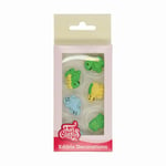 Funcakes kakepynt spiselig dinosaur 2cm 8stk