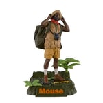 McFarlane Toys Movie Maniacs Mouse Figurine Jumanji : The Next Level Collectible avec Article Exclusif en Bonus, Base environnementale, Toile de Fond imprimée et Carte d'art pour collectionneurs