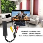 USB 2.0 VHS To DVD Converter Audio Video Capture Card TV DVD VHS Capture Device