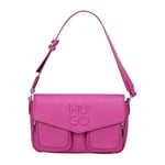 HUGO Women's Bel H.s Shoulder Bag, Dark Pink, 13.0 x23.0 x7.0 cm