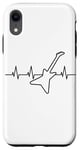 Coque pour iPhone XR Rock Music Heartbeat Guitare électrique pour guitariste