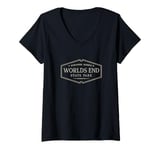 Womens Worlds End State Park Pennsylvania | Scenic Worlds End V-Neck T-Shirt