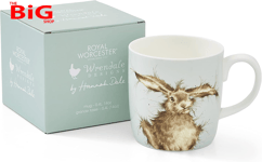 Portmeirion  Home &  Gifts  Wrendale  Brained ( Hare )  Single  Mug ,  Bone  Chi