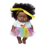 35,56 cm poupée noire poupée afro-américaine ensemble complet cheveux  bouclés poupée noire pour les filles meilleur cadeau pour les enfants  filles