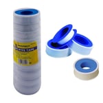 10 PTFE Threaded Sealing PLUMBERS TAPE WATER TIGHT FITTING PIPE Plumbing Seals