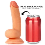 Sex Toys for Men 7 Inch Suction Cup Dildo Realistic Real Feel Penis Dong Massage