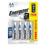 Energizer Ultimate AA Lithium Ultra Batteries LR6 L91 Pack of 4