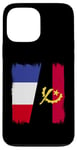 Coque pour iPhone 13 Pro Max Demi drapeau France Angola racines angolaises fierté