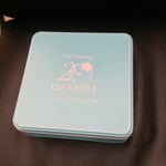 Liz Earle blue gift tin 💙 New  21cm by 21cm 