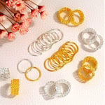 292PCS Dread Locks Hollow Out Hair Ring Hair Braid Tubes  for Braids