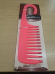 LARGE PINK SHOWER COMB WIDE TOOTH DETANGLER WET HAIR BRUSH X1 - JUST £2.79