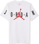 NIKE T-ShirtDV1445 T-Shirt White/Black/Gym Red L