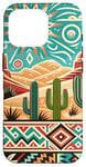 iPhone 16 Pro Southwest Red Rocks Desert Cacti Cactus Turquoise Brown Case