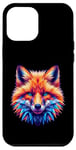 iPhone 12 Pro Max Fox Blue Eyes Animal Art Fox Lover Foxes Wild Animals Case