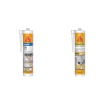 SikaSeal 108 Sanitaire Blanc, Mastic Cuisine & Salle de Bain Anti-Moisissures & SikaSeal-188 Finition intérieur, Blanc, Mastic acrylique pour joints de finitions, plinthes