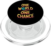 One World One Chance Climate Change Awareness PopSockets PopGrip for MagSafe