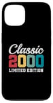 Coque pour iPhone 13 25 ans Classic 2000 Édition limitée rétro 25ème anniversaire