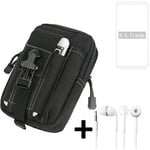 For OnePlus OnePlus 8 Belt bag + EARPHONES big outdoor protection Holster case s