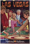 LAS VEGAS ROULETTE CASINO Rjpi - POSTER HQ 50x70cm d'une AFFICHE VINTAGE