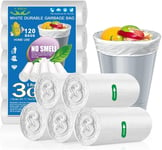 OKKEAI 120 Count 10 Litre Small Pedal Bin Bags for Bathroom Waste Paper Bin Min