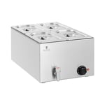 Royal Catering Bain marie - 600 W 4 GN 1/4 Trykk