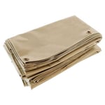 Bâche Jardin 3x3 m Beige foncé - Garantie 5 ans TECPLAST - LP506JD - Bâche PVC étanche - Résistance Anti-UV