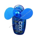 BLUE Mini Portable Pocket Hand Held Fan Cool Air Travel Fan