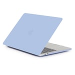 MacBook Air 13 (2020/2019/2018) - Mat Hard Cover Front+Bagcover - Lyseblå