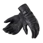 Ozone Touring II Gants de Moto en Cuir pour Homme Panneaux en Mousse de Ventilation Protections Souples pour Doigts et Phalanges Compatibles avec écran Tactile