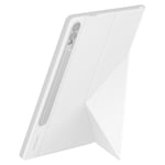 Étui Pour Samsung Tab S9 Ultra Support Vidéo Original Smart Book Cover Blanc