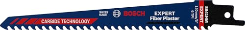 Bosch Professional 1x Expert ‘Fiber Plaster’ S 641 HM Reciprocating Saw Blade (for Fibre cement boards, Length 150 mm, Accessories Reciprocating Saw)