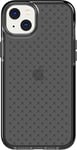 tech21 iPhone 14 Plus Evo Check - Coque de Protection Fine et Antichoc avec Protection FlexShock Multi-Chute de 4,9 m et Boutons supplémentaires - Noir fumé