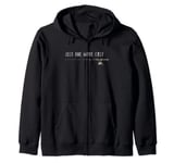 Just One More Cast Father's Day Gift Funny Fishing Zip Hoodie