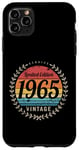 Coque pour iPhone 11 Pro Max Véritable design d'anniversaire vintage en édition limitée 1965