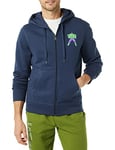 Amazon Essentials Disney | Marvel | Star Wars Sweat-shirts à capuche avec fermeture Éclair intégrale - couleurs abandonnées Homme, Marvel Hulk, 6XL Grande taille