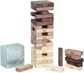 Jenga Rustic Game Stack and Climb the Tower for 2-4 Players Hasbro C2314